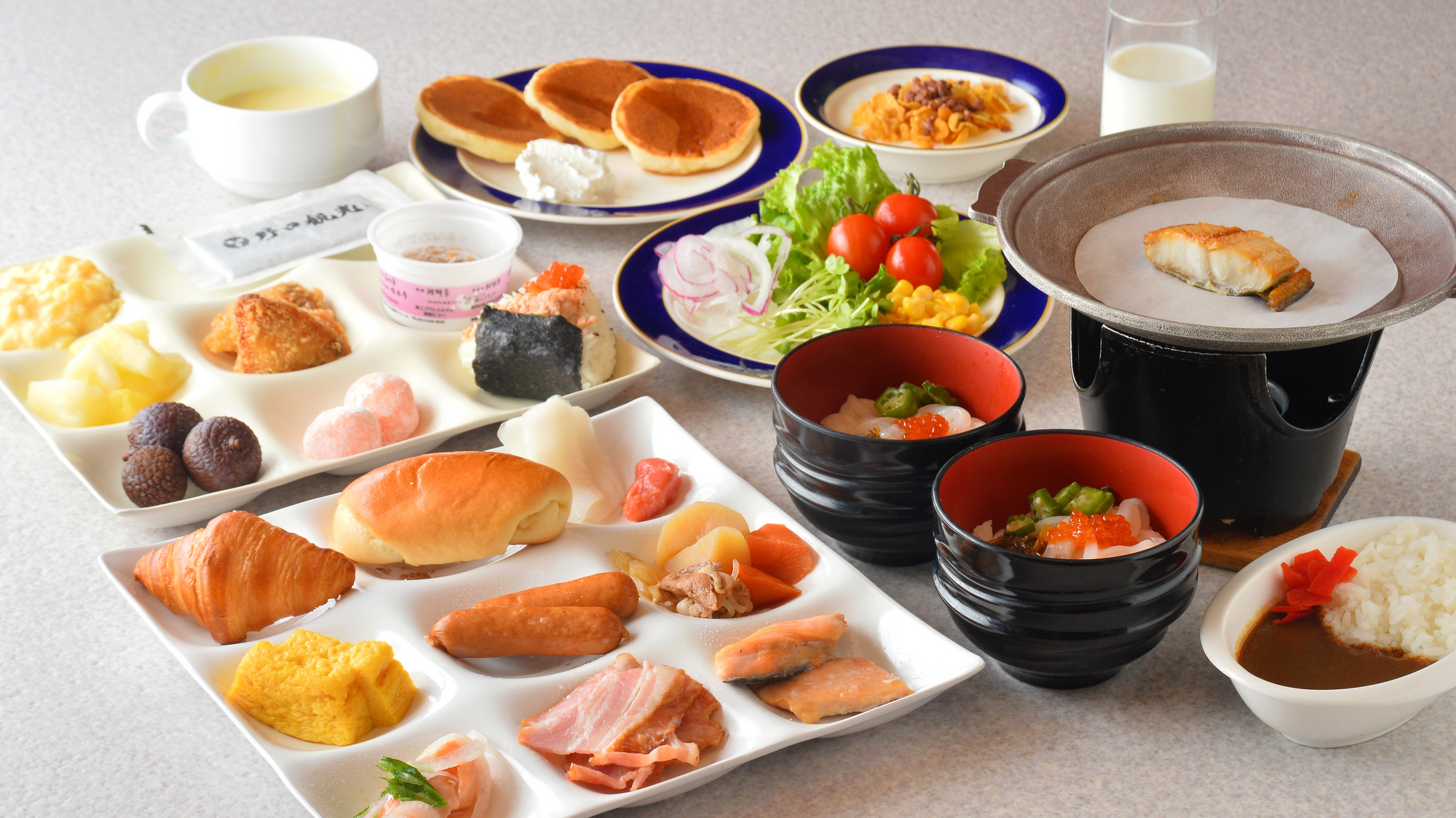 【朝食】洋食派・和食派を問わず人気＆定番メニューがずらり