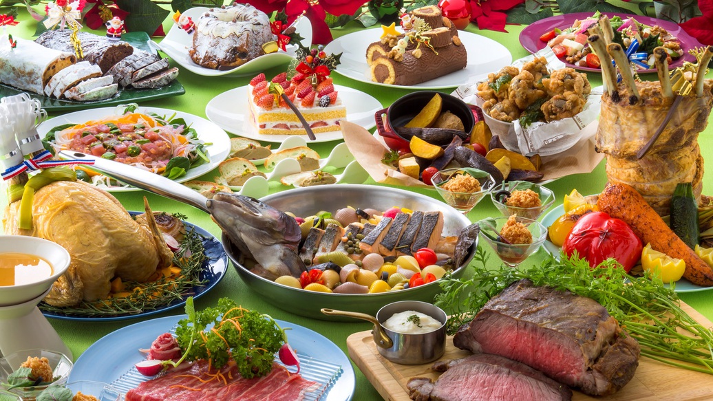 【Xmas2025】お子様割引＆プレゼント付！本館2階SOCOクリスマスブッフェ付プラン＜夕朝食付＞