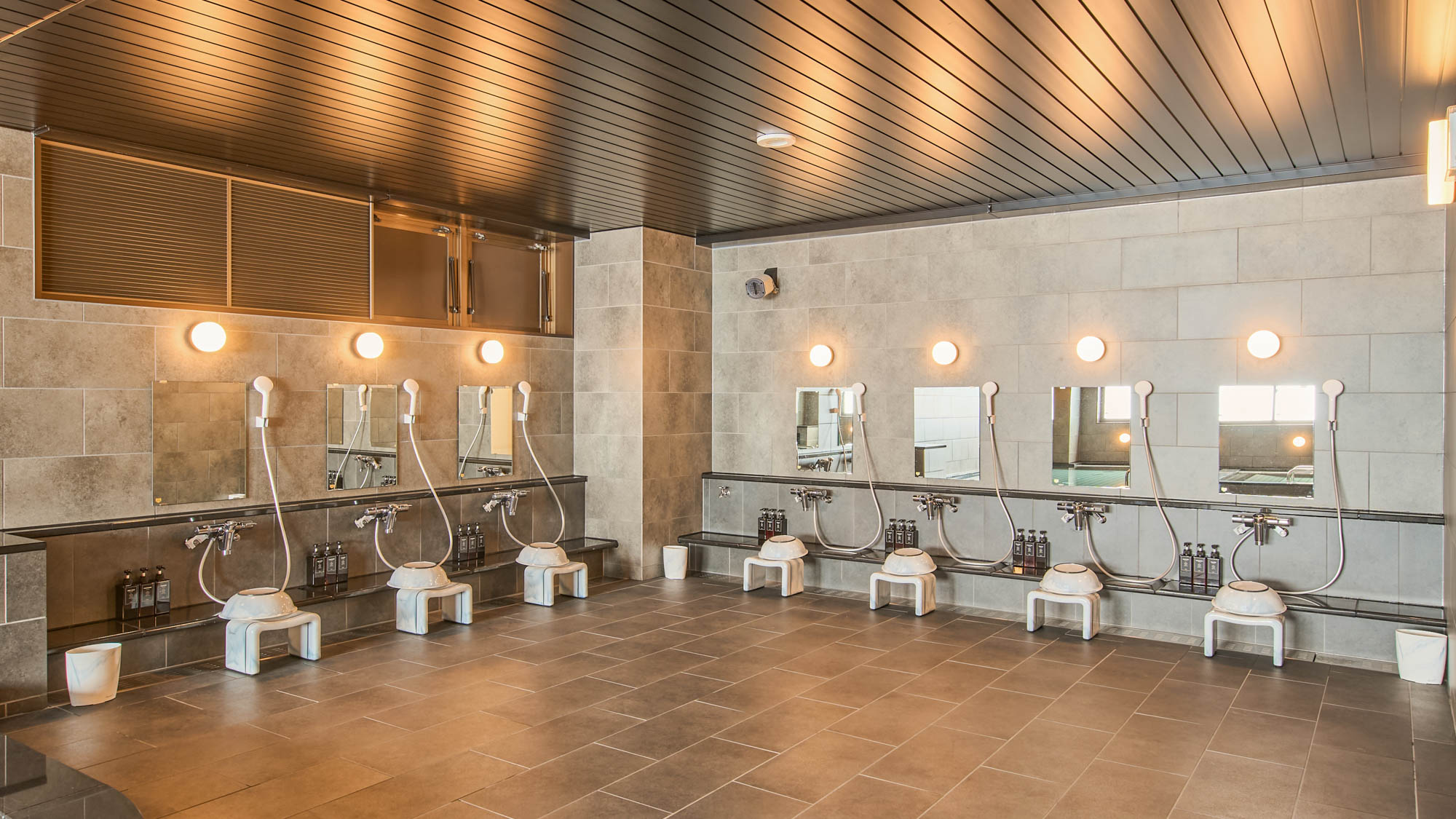 【大浴場（男性限定）】洗い場