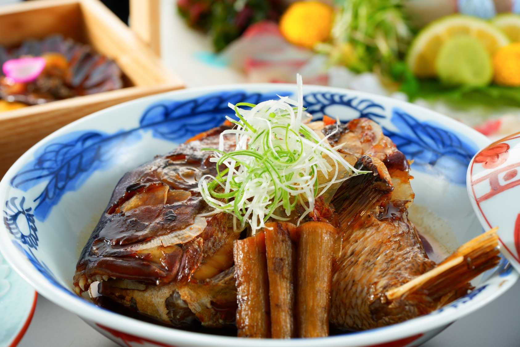 豊後鯛のかぶと煮