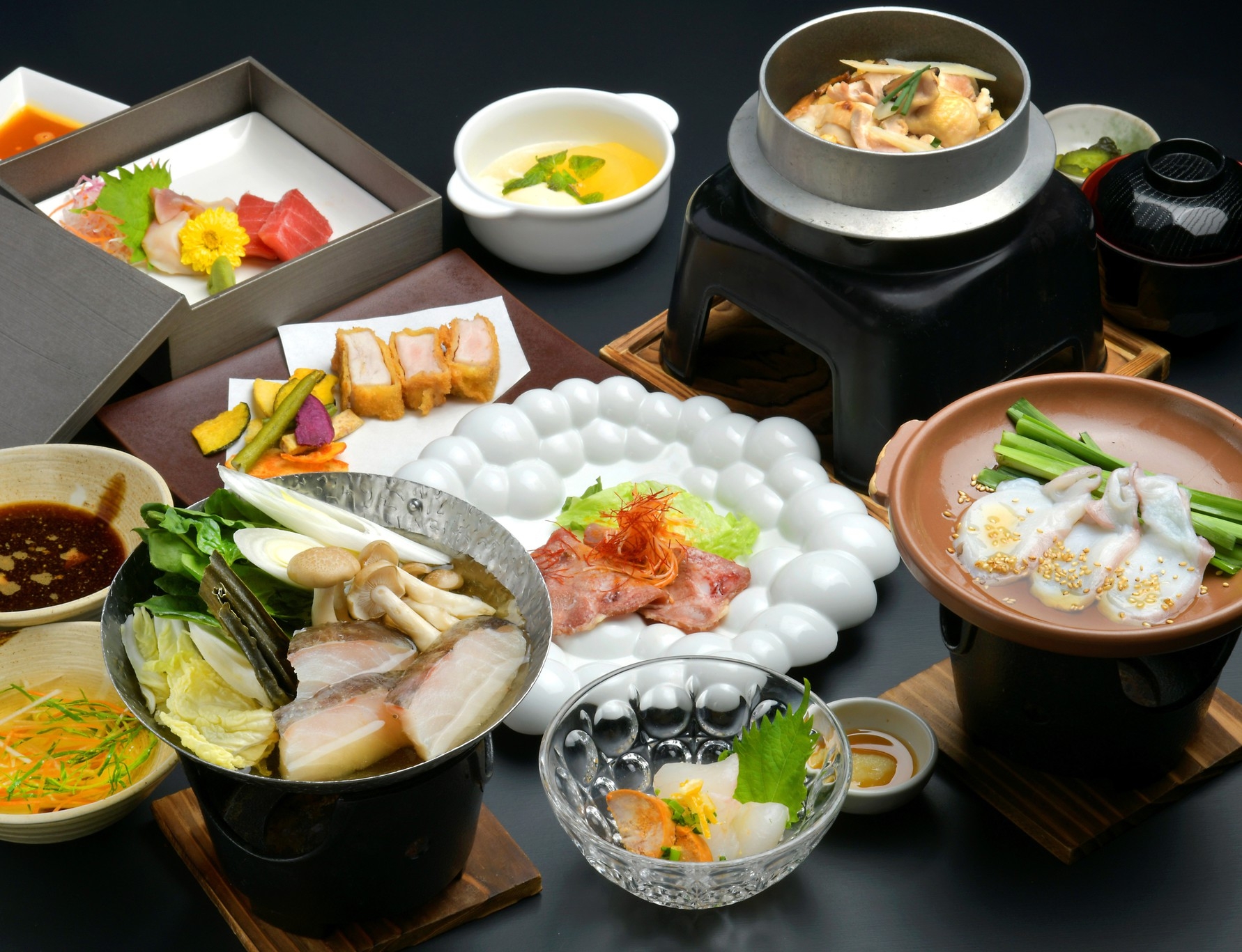 【スタンダード】牧歌ローカルコースー日高を感じる、炙りタコと炊き立て釜飯膳3/31