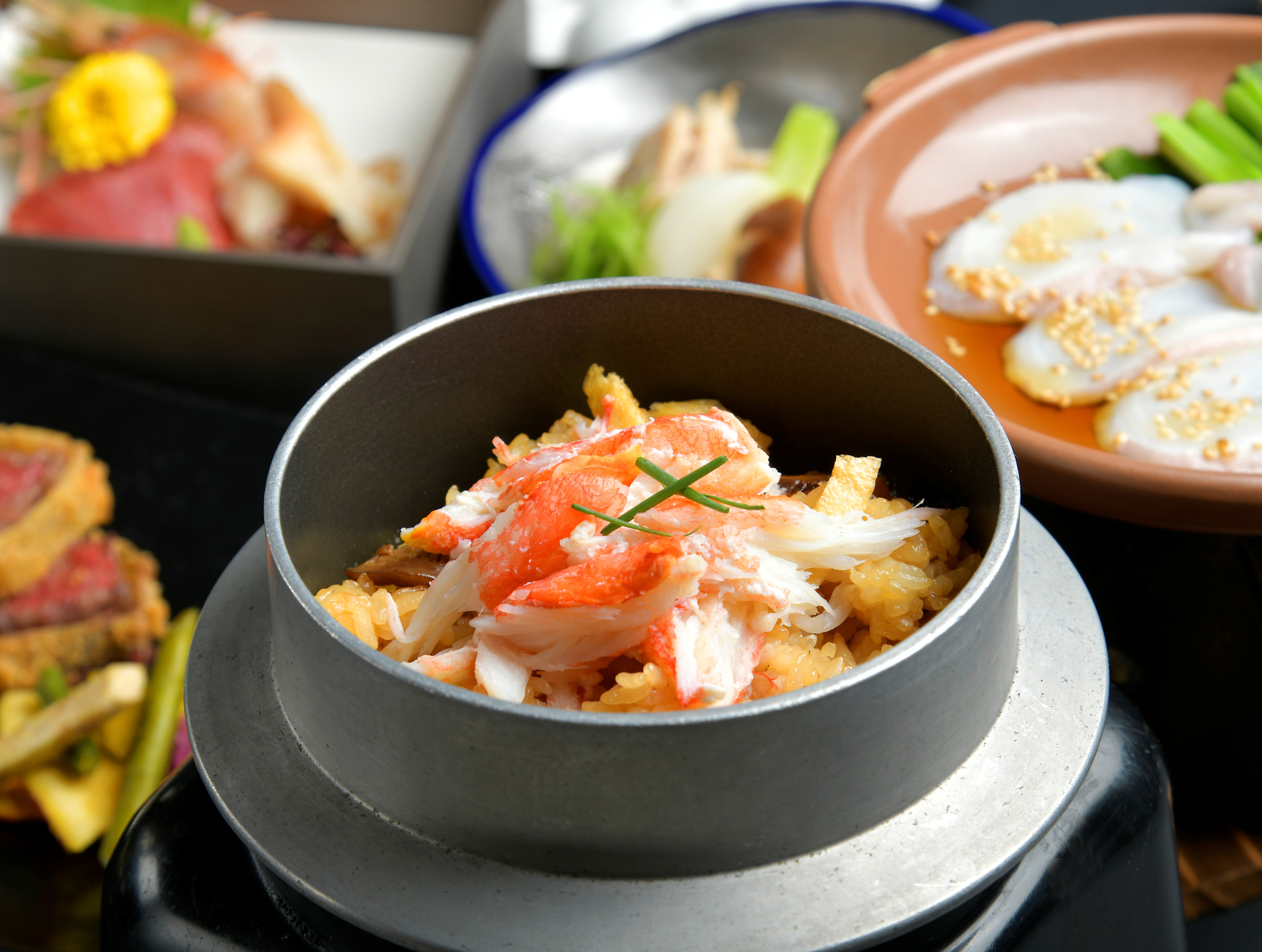 【グレードアップ】炊き立て蟹釜飯