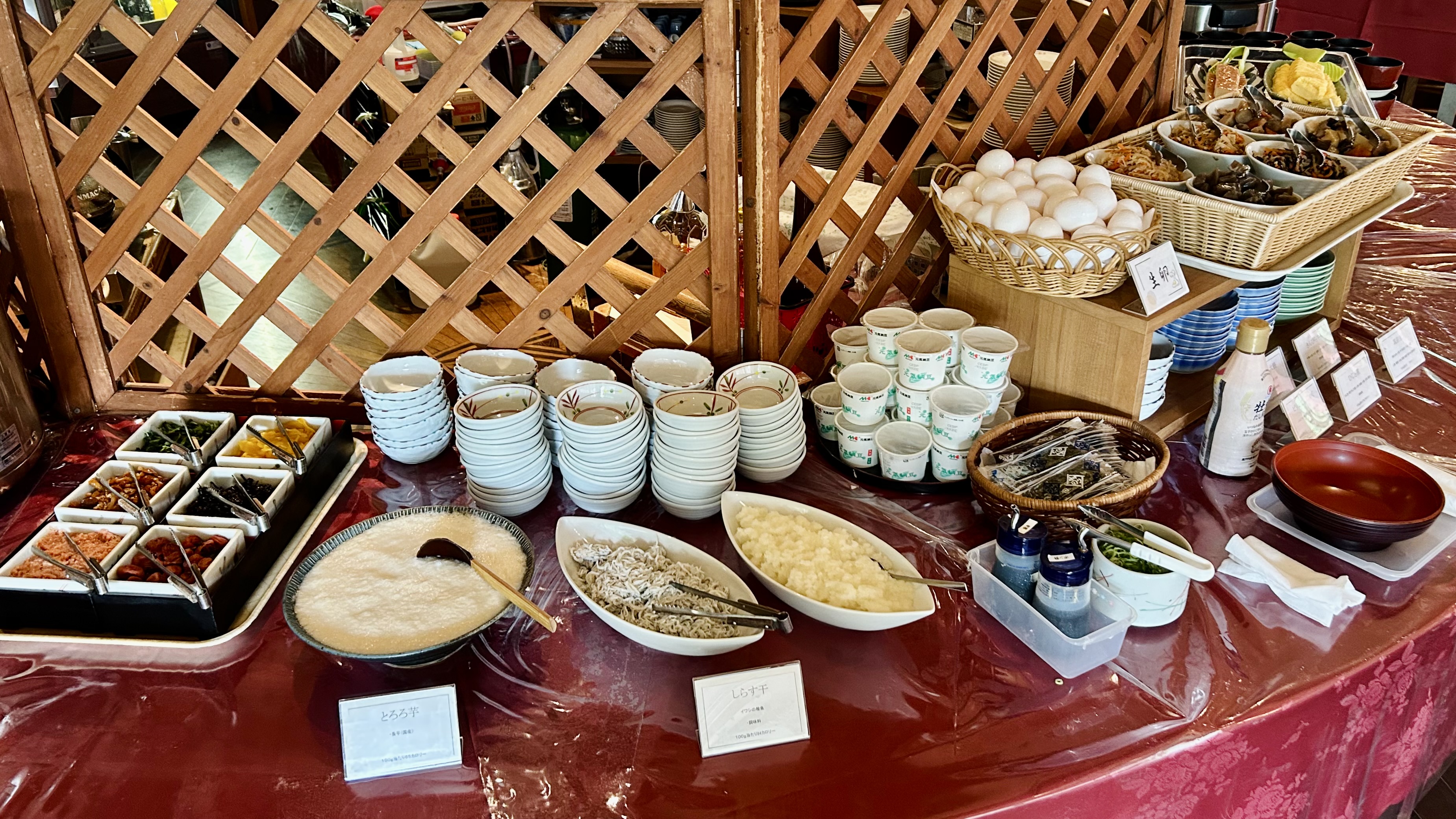 朝食ビュッフェ_和食コーナー