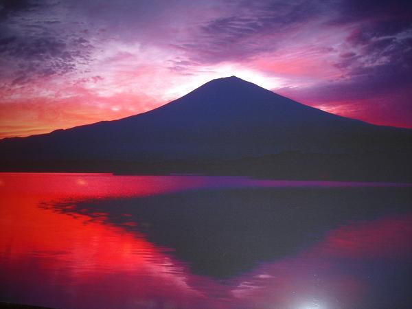 Mt. Fuji in the morning glow