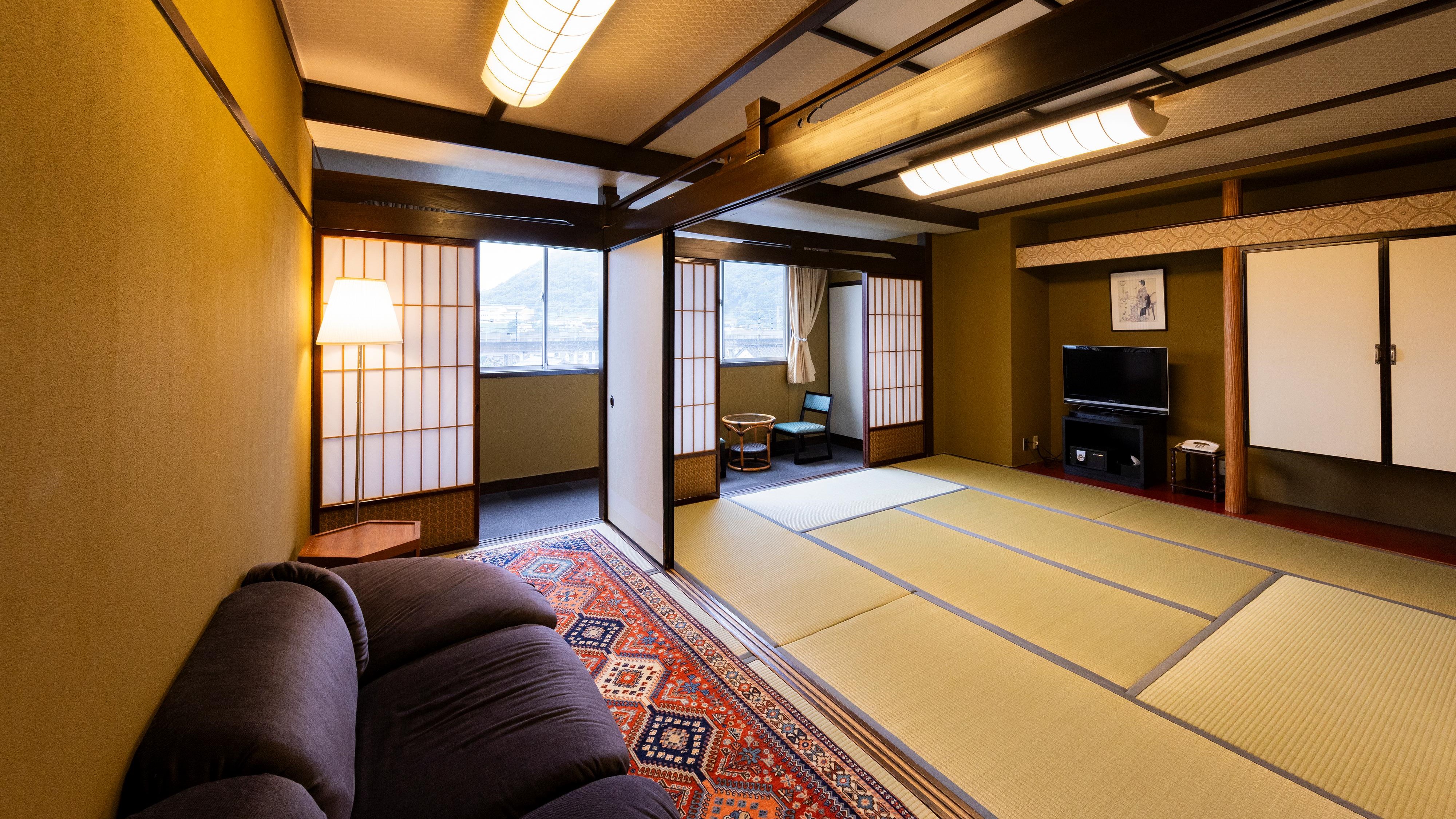 和室二間続き8畳+4畳＿バス・トイレあり