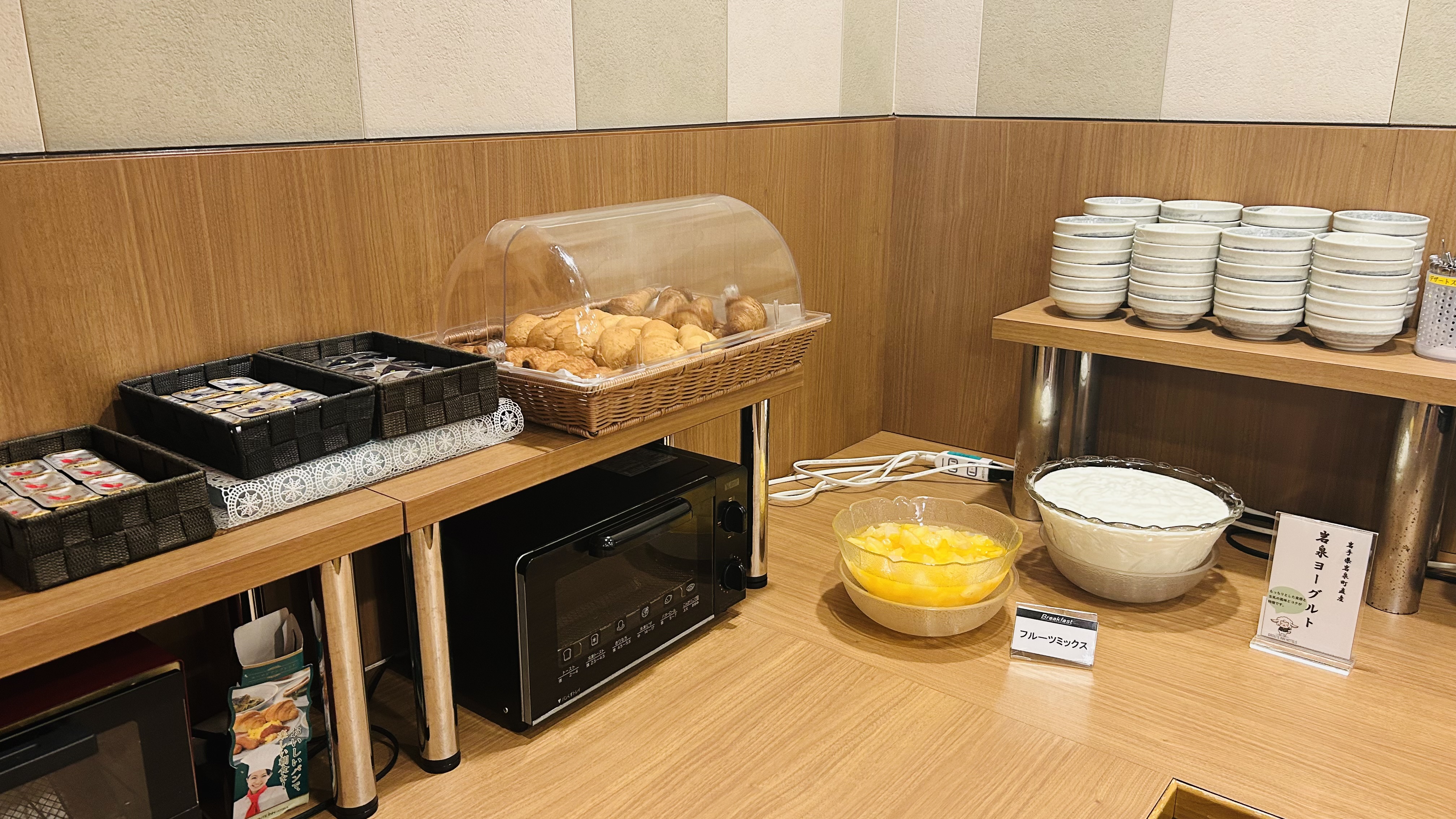 朝食バイキング（メニューは日替わりです。）