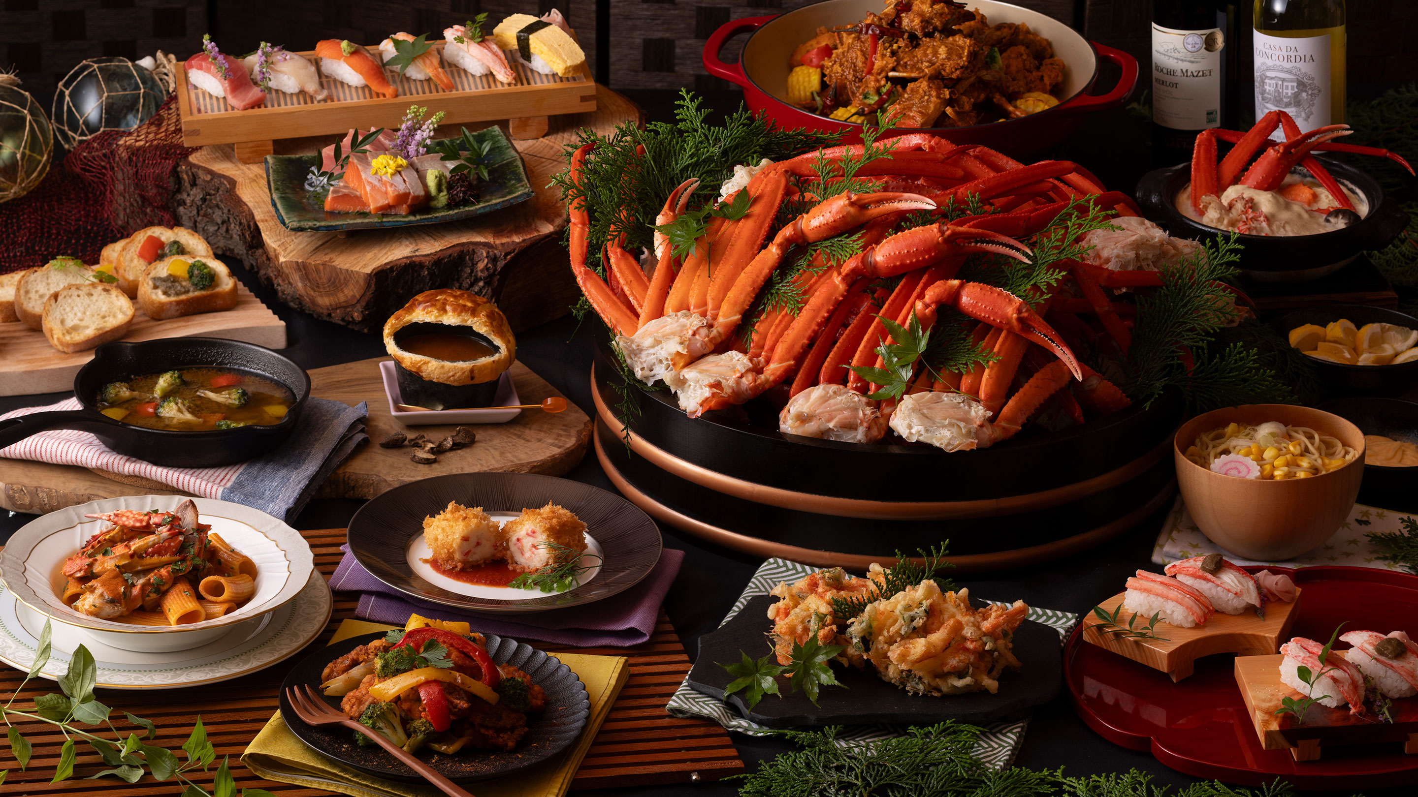 夕食_大江戸カニづくしバイキング※イメージ