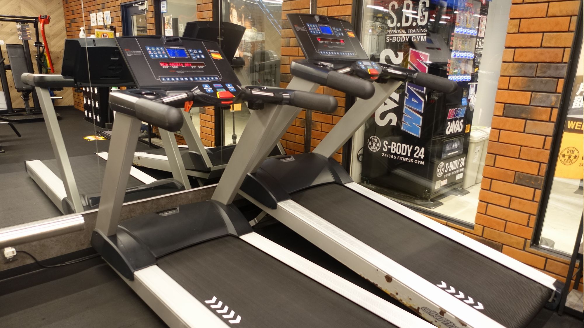 S-Body　有酸素運動にランニングマシン