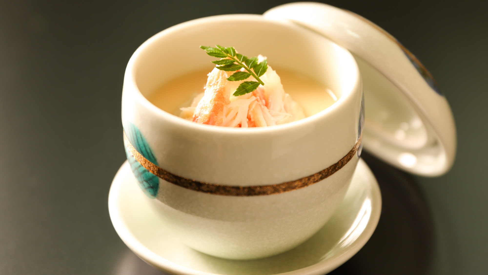 いなもとの名物・蟹味噌ムースの茶碗蒸し