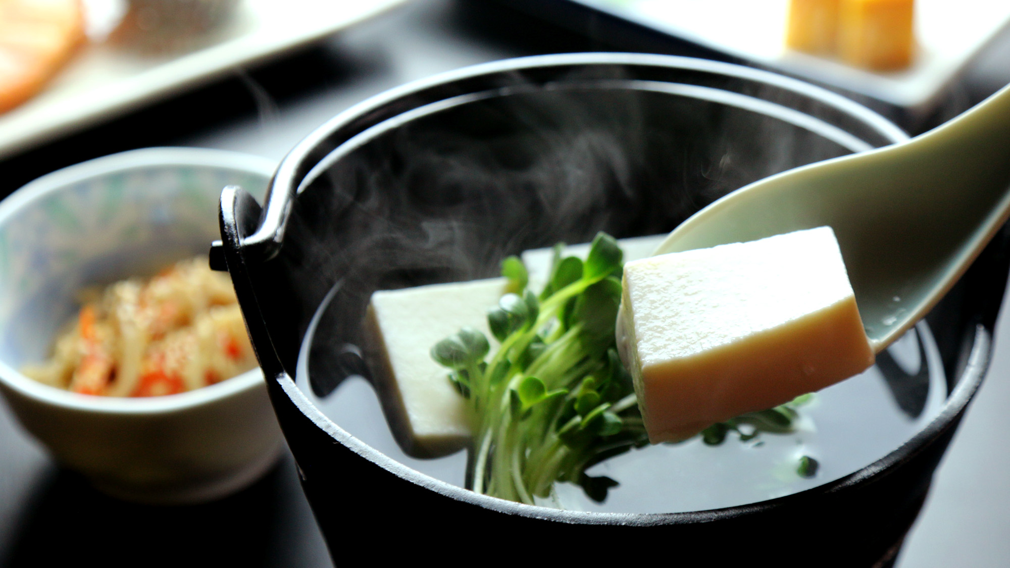 朝食◆温かい湯豆腐をどうぞ