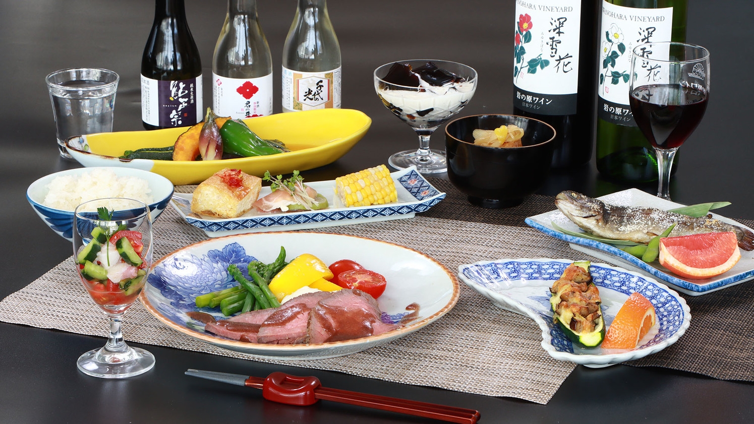 【スタンダード】日本海の海の幸と自家製野菜が彩る“地産地消”和洋食プラン【1泊2食付】