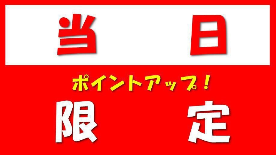 【当日の予約に迷ったら】スタンダード【当・日・限・定】プラン◆楽天ポイント2％プレゼント◆