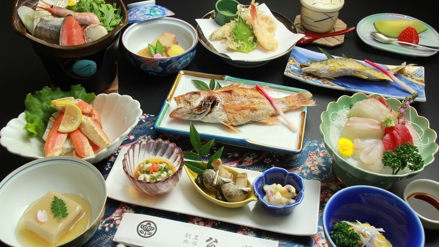 ＃【竹-Take-】割烹旅館ならではの和会席料理。「幻の高級魚」は、身がやわらかく贅沢な旨味が味わえ