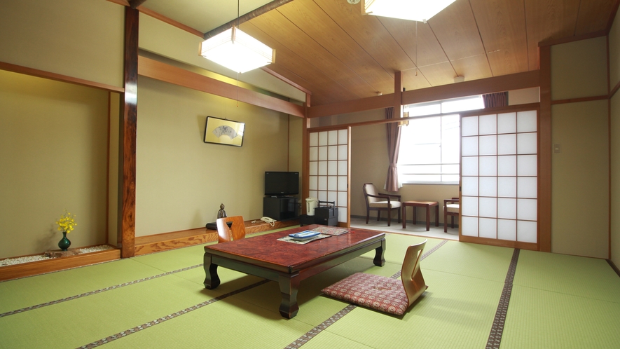 #【和室15～18畳・客室一例】全６室の客室は、落ち着いた雰囲気でのんびりとお過ごしくいただけます。