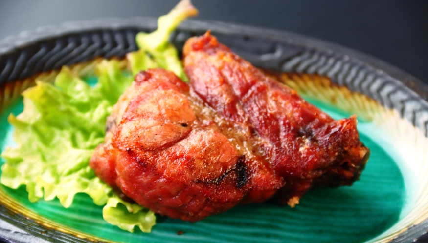 【夕食】鴨肉の燻製