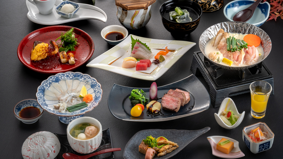 今回の旅のテーマは『お料理』というアナタへ●＜ワンランク上のお料理「雅コース」＞