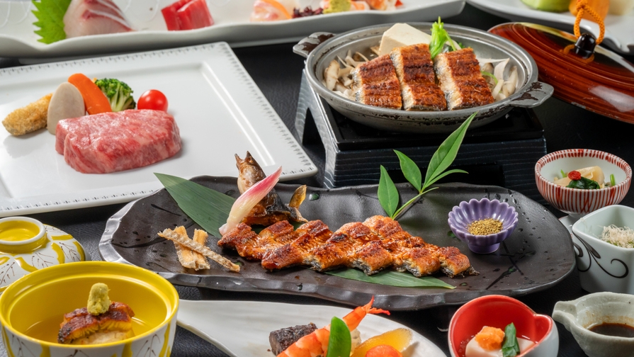【極上の味覚-鰻-スペシャル】鰻を贅沢に！食べて美しく、健康に！鰻づくし＆和牛会席プラン