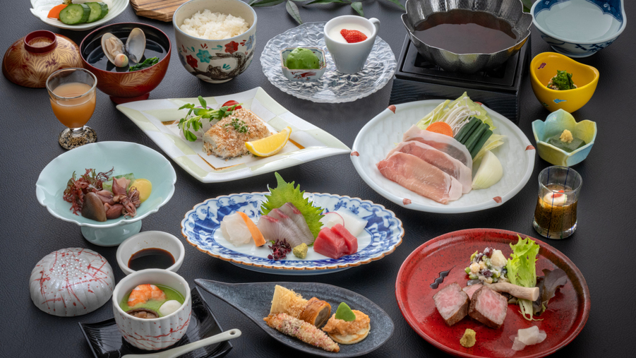 今回の旅のテーマは『お料理』というアナタへ●＜ワンランク上のお料理「雅コース」＞