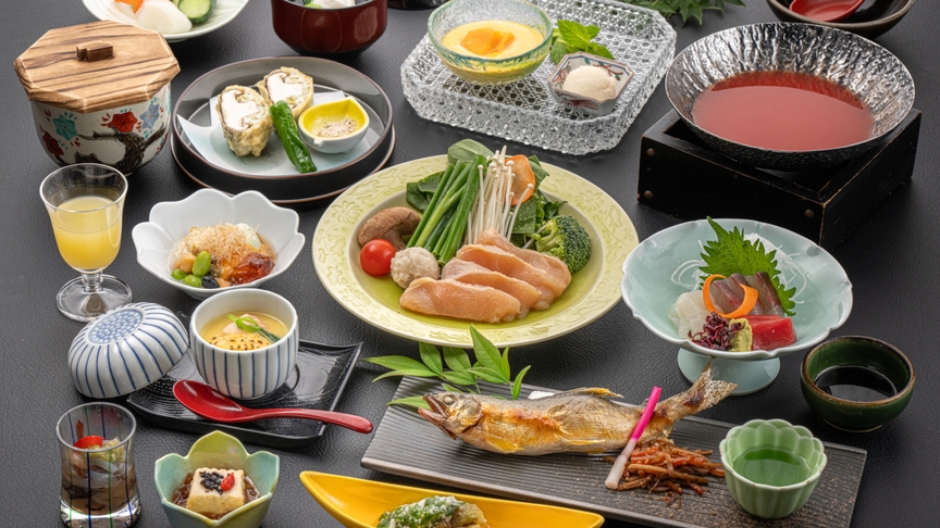 【さき楽45】45日前予約がお得！1，100円OFF！福岡の旬と美肌の湯を味わう旅