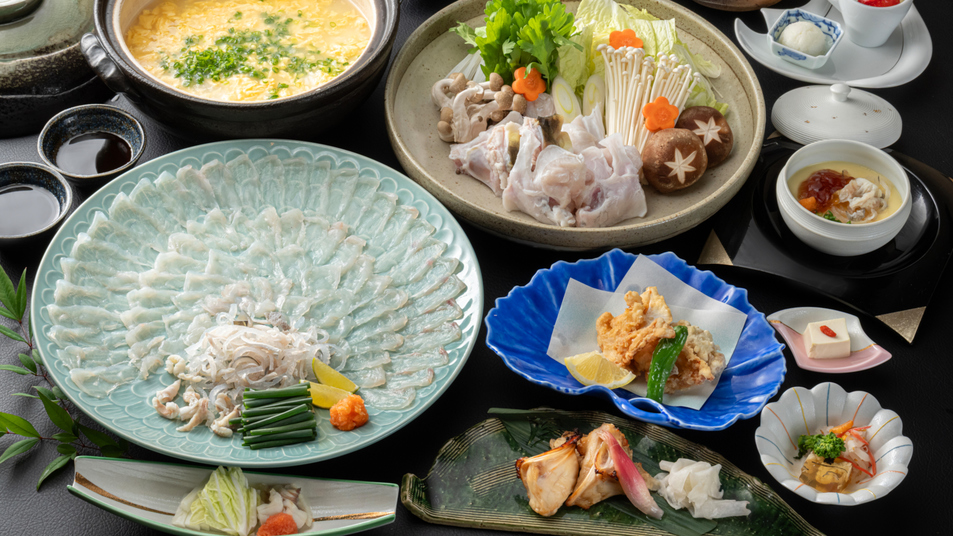 【冬季限定◆檜内風呂付客室で過ごす】トリコになる美味しさ！美味の極「ふぐ」を丸ごと食べ尽す！