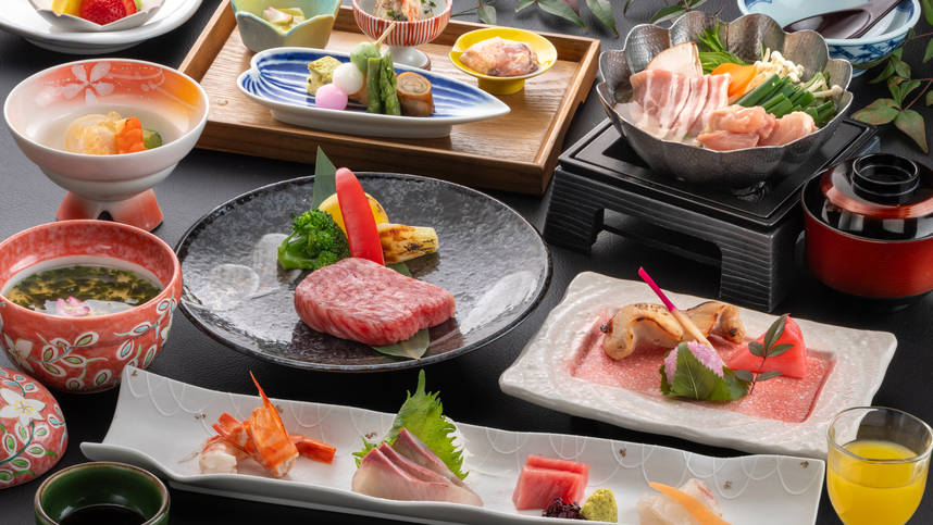 今回の旅のテーマは『お料理』というアナタへ●＜ワンランク上のお料理「雅コース」＞