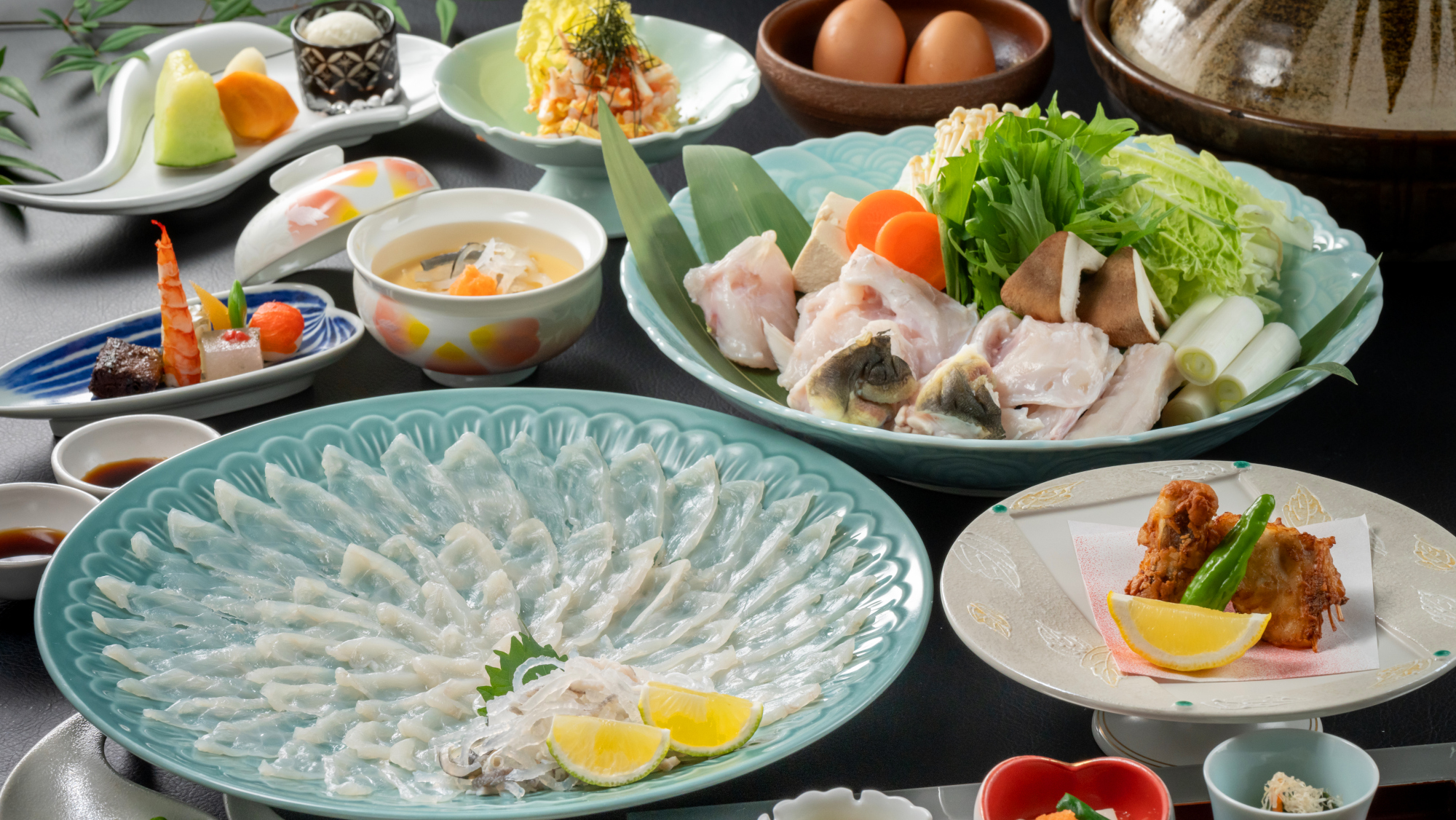 【冬季限定◆河豚会席】12月～2月までの期間限定！ふく（福）を呼ぶふく尽くしのコースをご賞味あれ！