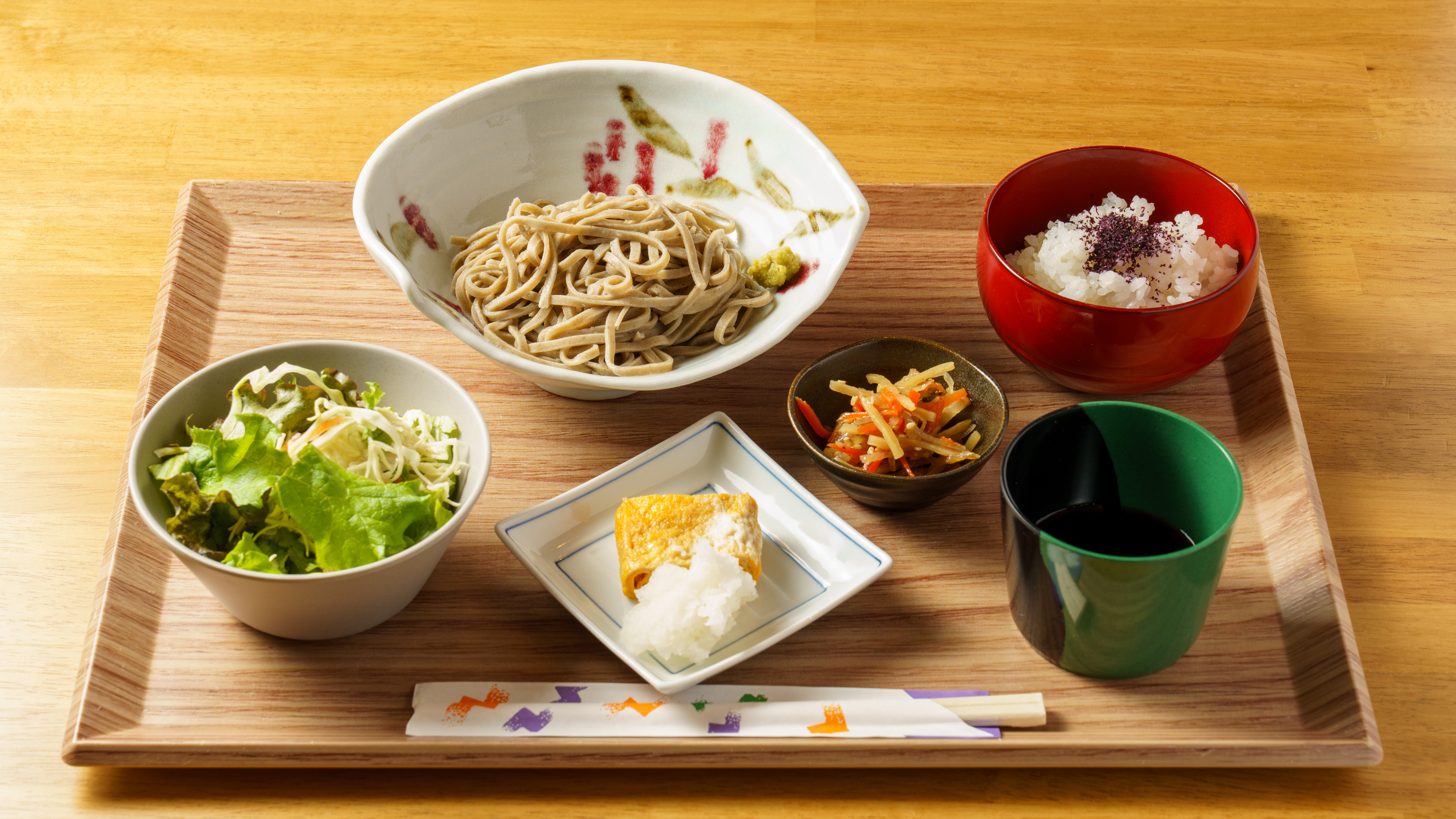 冷たいそばセット（一例）