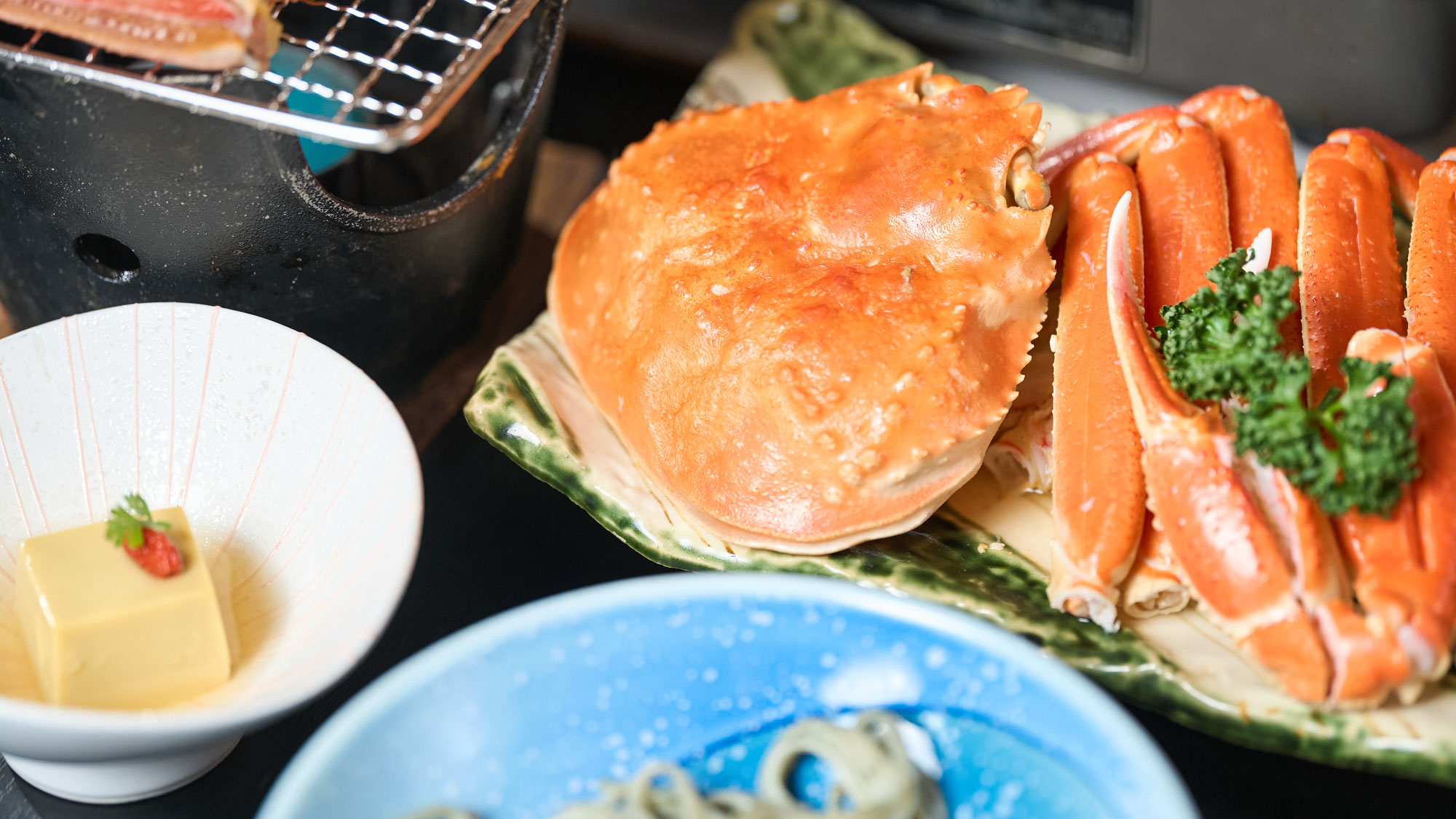 当館自慢のカニ料理一例