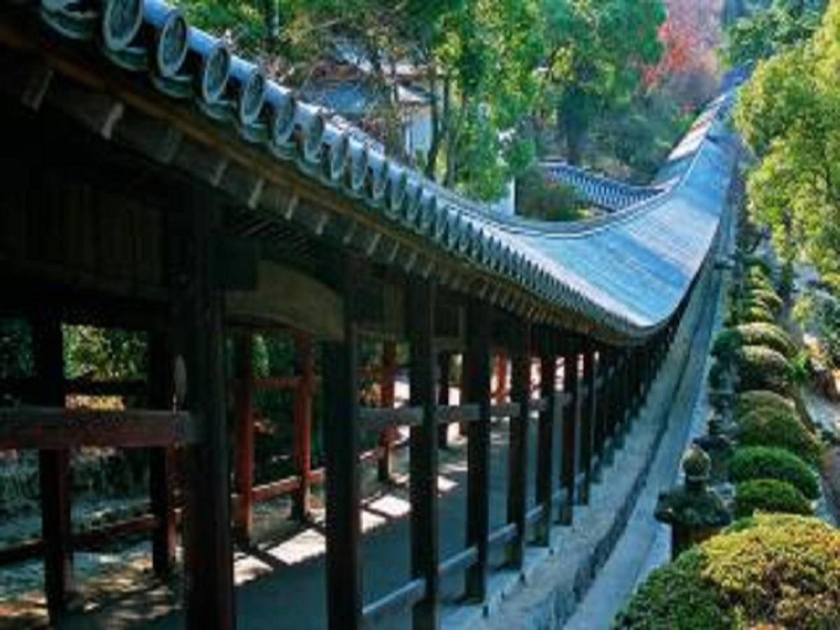 吉備津神社　回廊