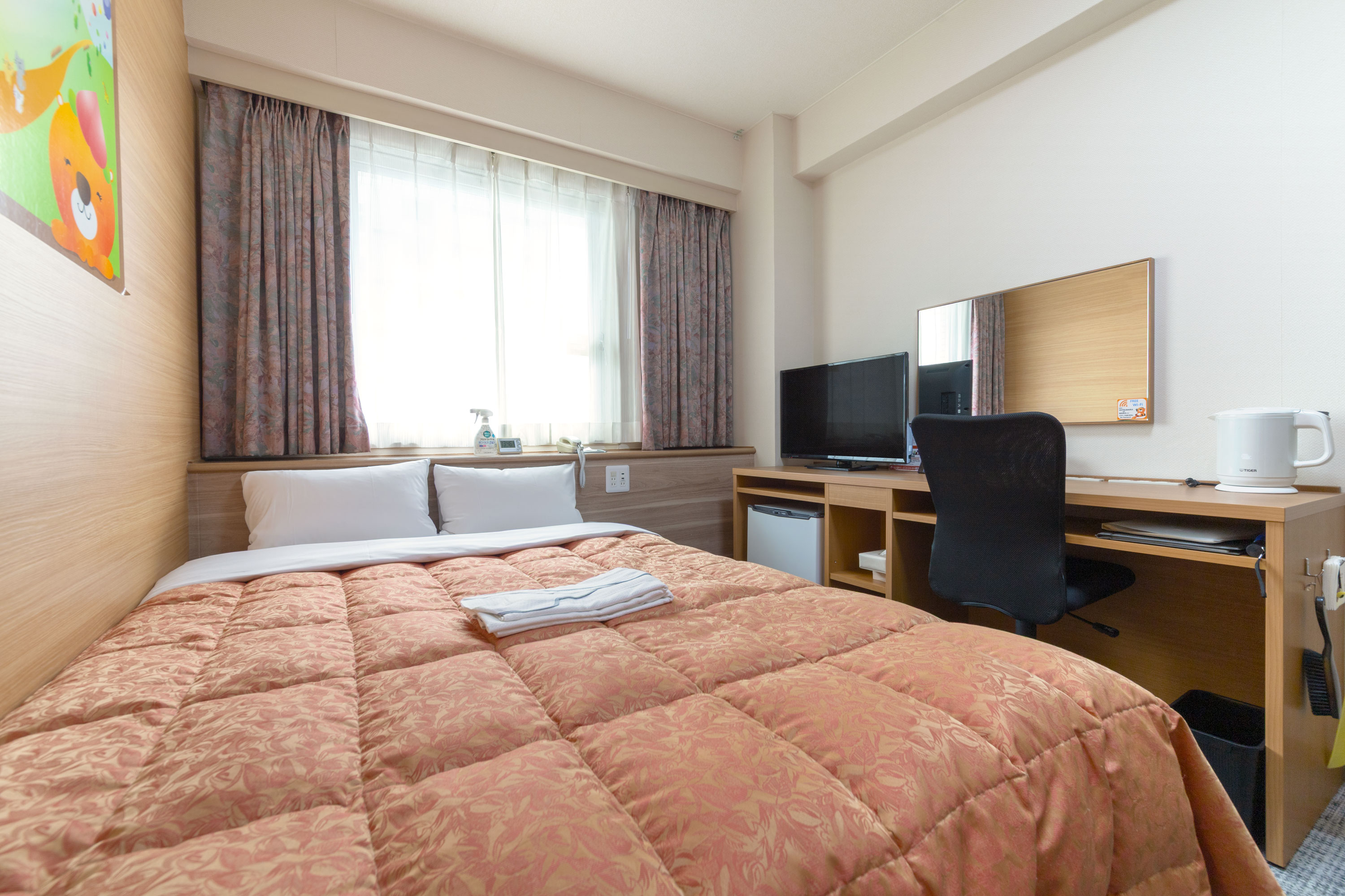 ダブルルームmini・ベッド幅１４０㎝