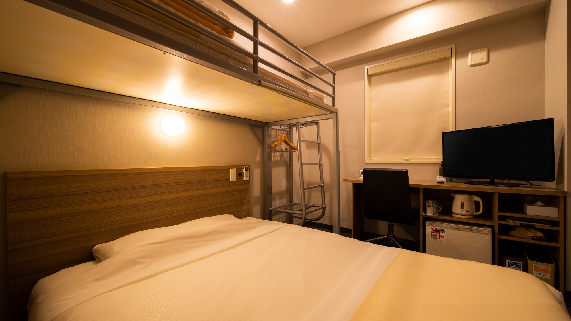 やや暗めの明るさが眠りを誘います