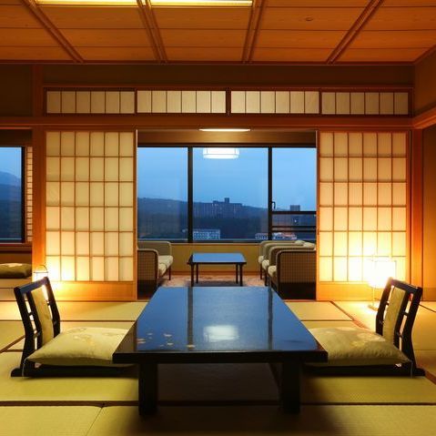 [Guest room / Horai] Luxury space with only 4 rooms on 1 floor seen from the 15th floor * Example