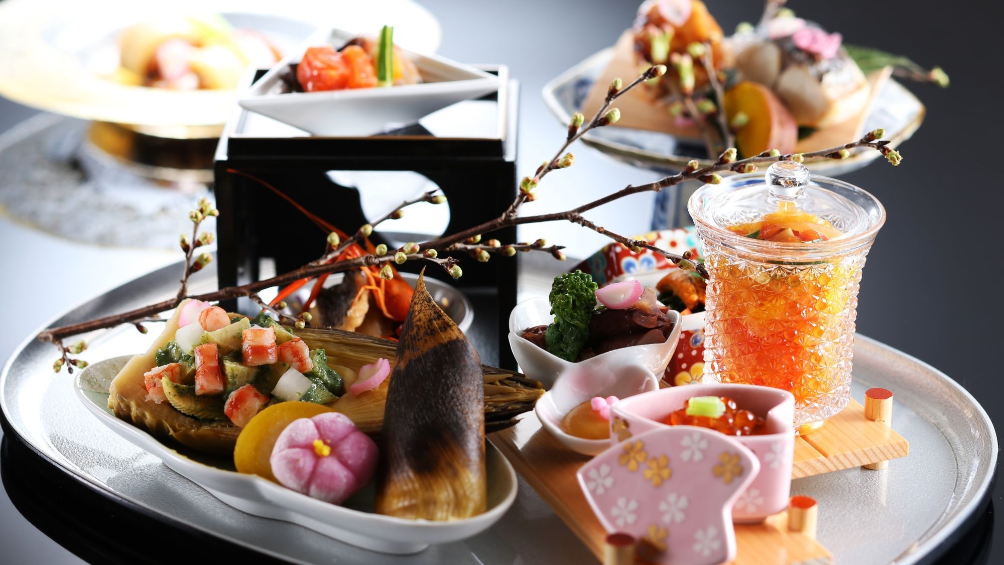 【特選会席／朝夕個室「花のれん」】贅沢な特選食材を味わう旬の味覚会席膳◇