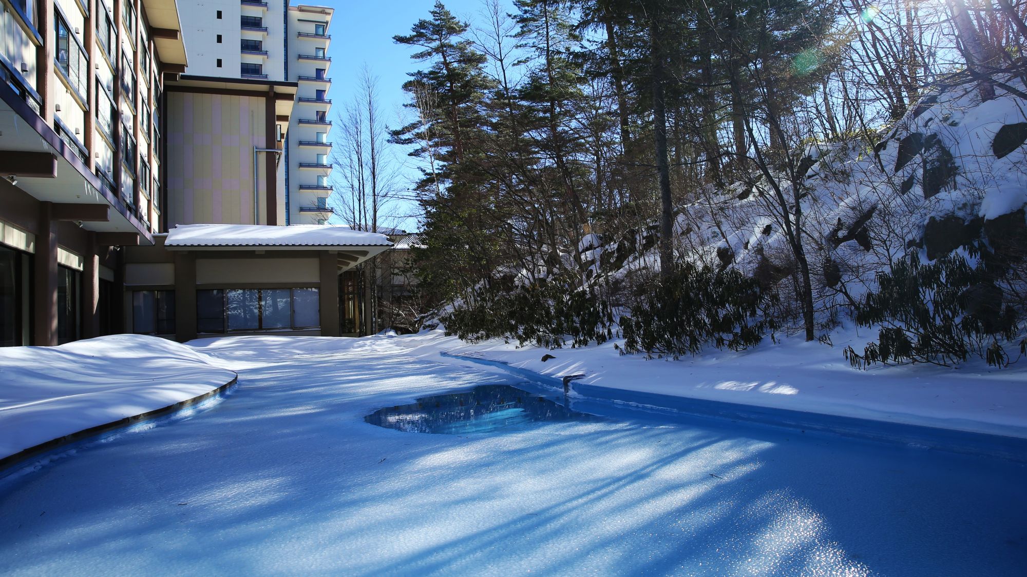 冬景色／日本庭園