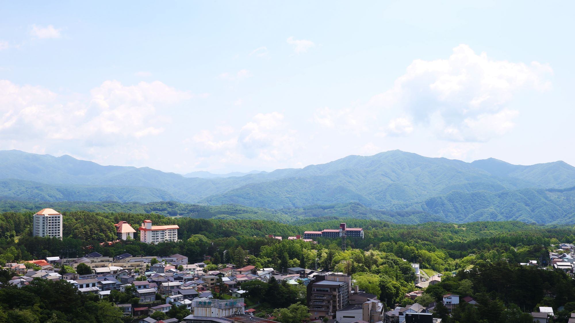 草津の町並み