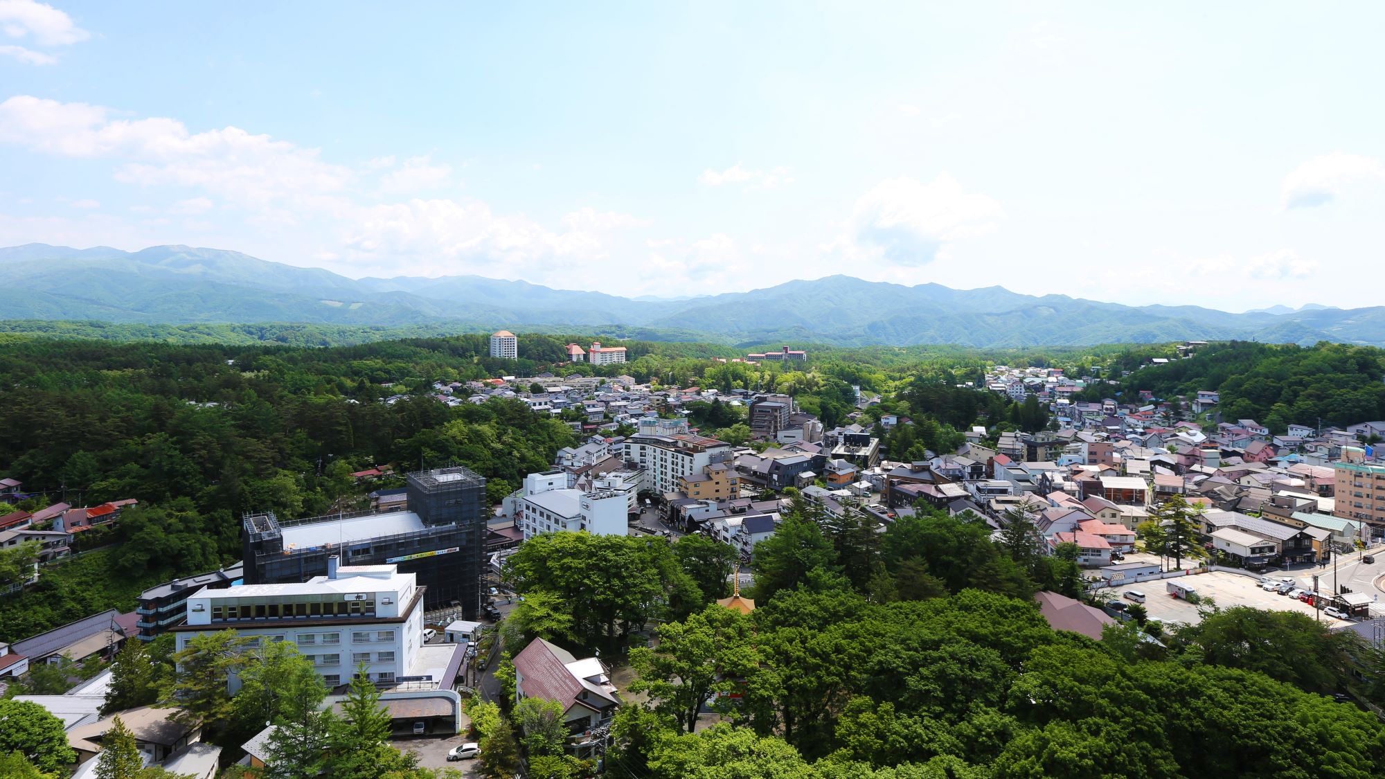 草津の町並み