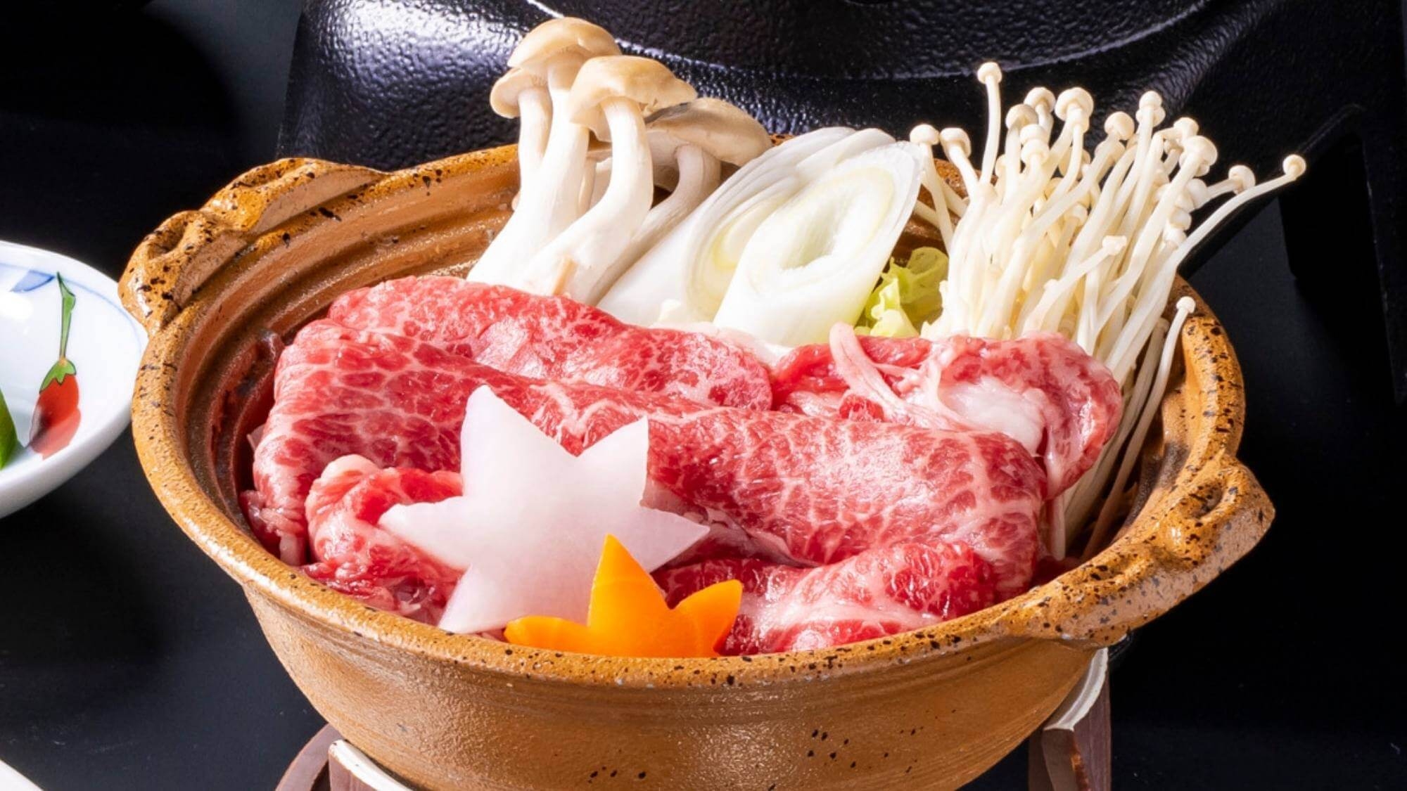 【直前割】思い立ったらすぐ予約！甲州牛鍋・牛炙り寿司・お造り他ベーシックな甲州牛会席＜鈴蘭膳＞