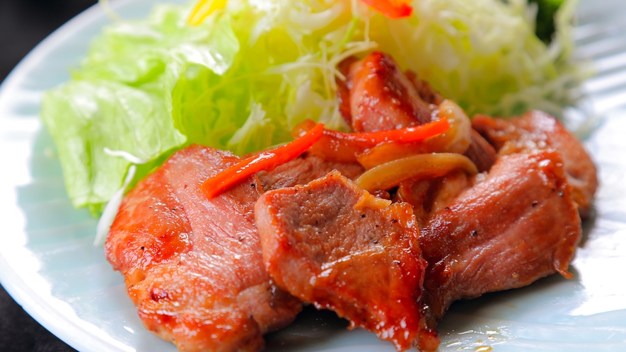 ◆豚のプルコギ風（夕食）◆甘辛く炒めた韓国料理定番の一品。ビールのお供に◎