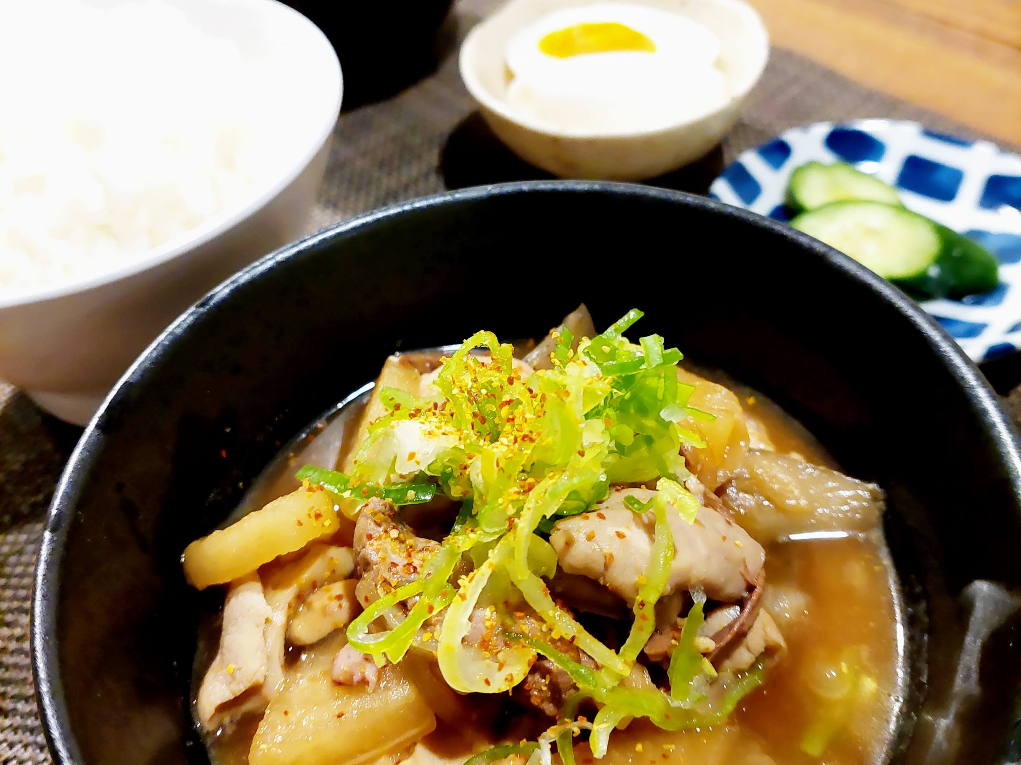 「雪好き応援プラン♪」Maverickのもつ煮込みの定食