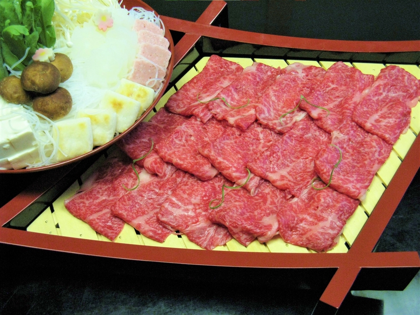 【楽天スーパーSALE】5％OFF【奈良の大和牛】みんなで囲む「しゃぶしゃぶ鍋プラン」＜2食付＞