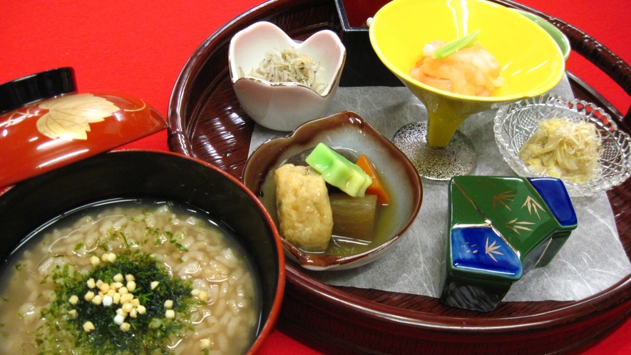 【お料理】朝食の茶粥