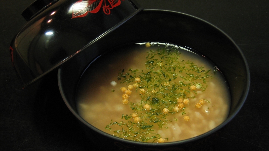 【お料理】朝食の茶粥