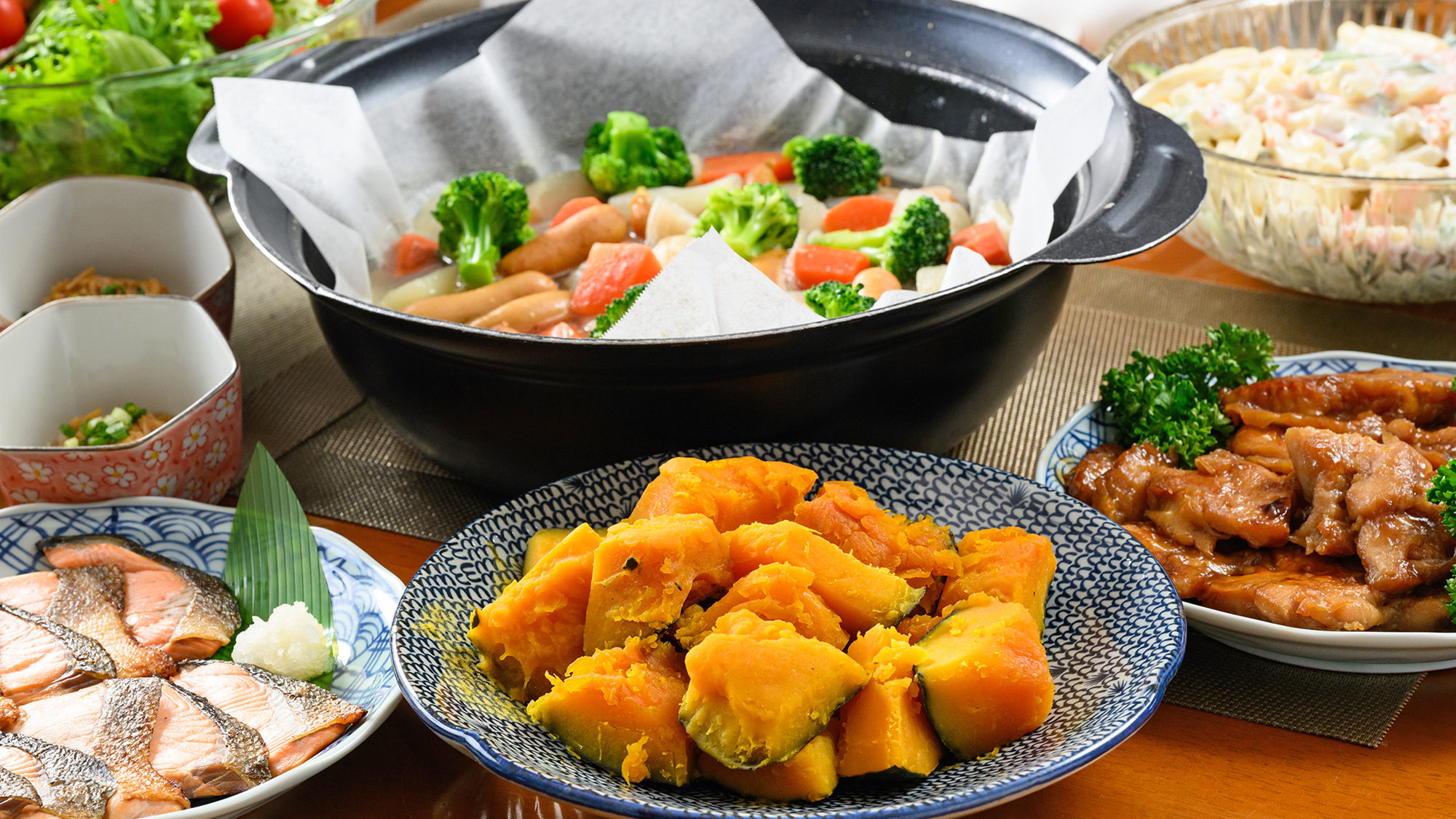 【ご朝食】まごころこめて手作りした品数も豊富なご朝ごはん