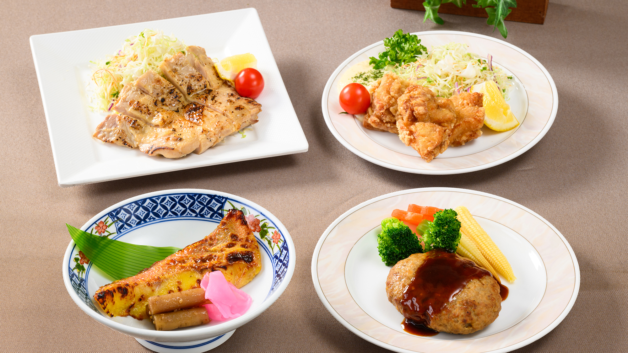 【夕食例】夕食の献立は日替わりでご用意しています！