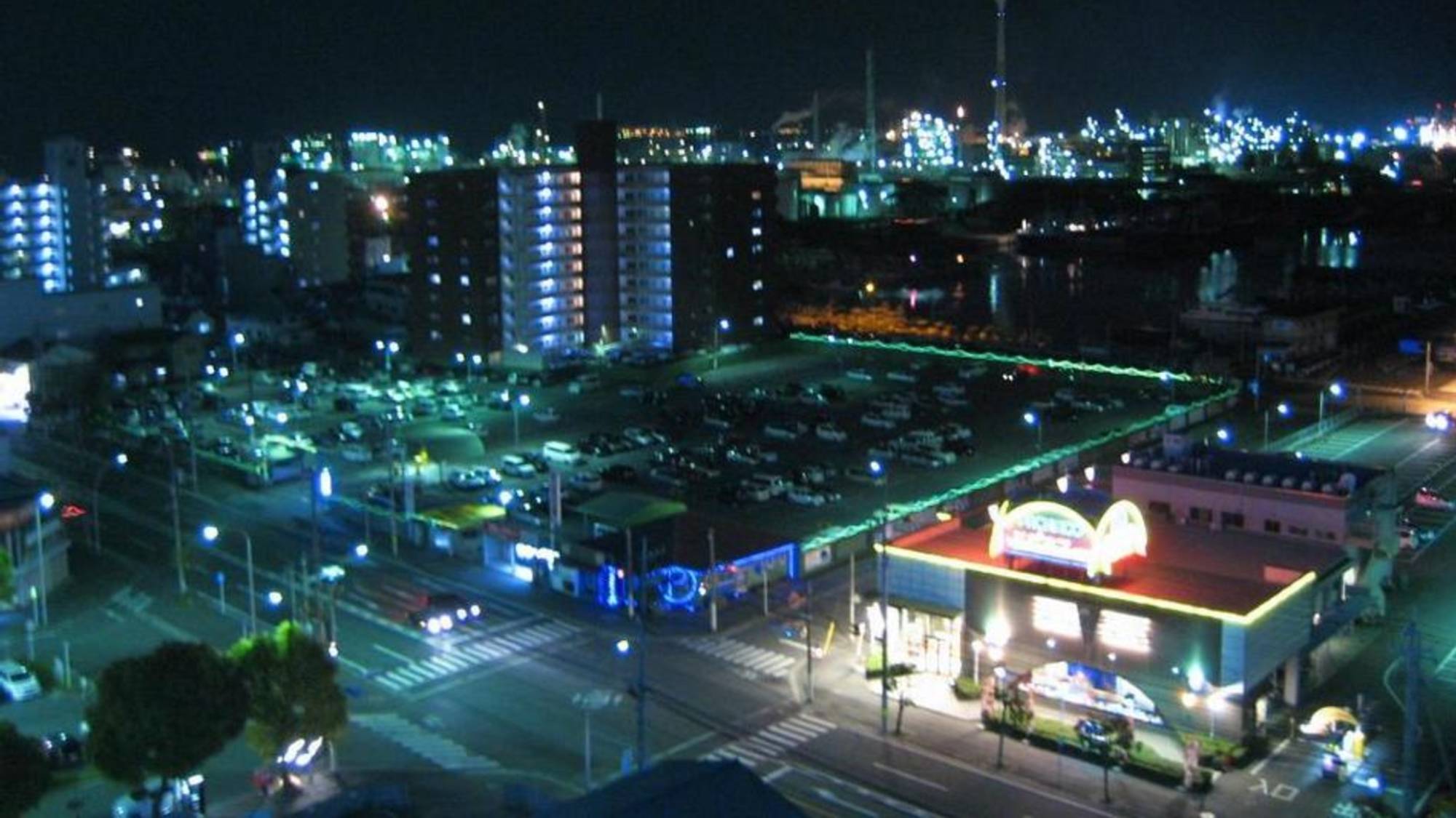 最上階から見る夜景