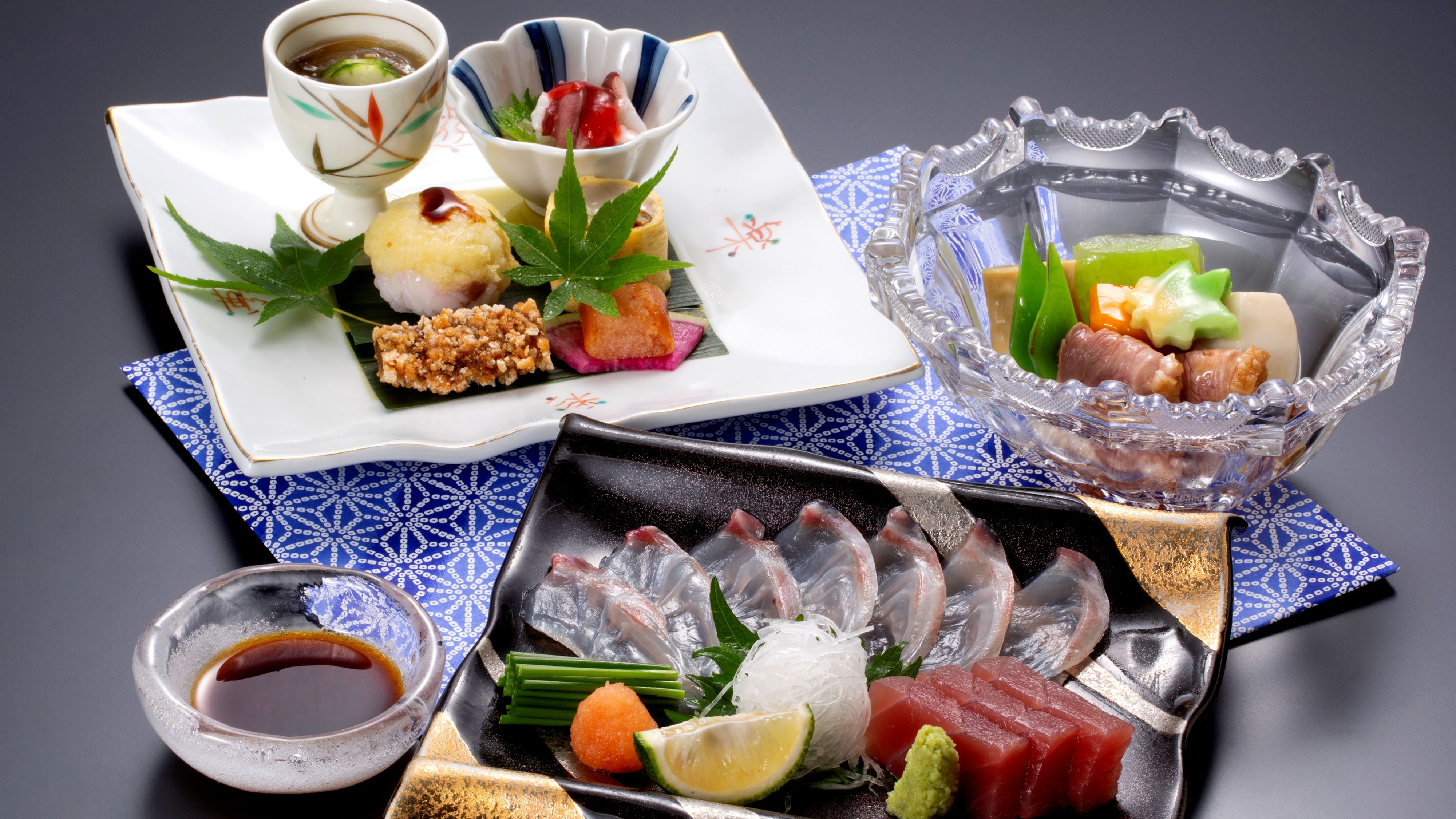 鳥取の食材をふんだんに使用したこだわりの会席