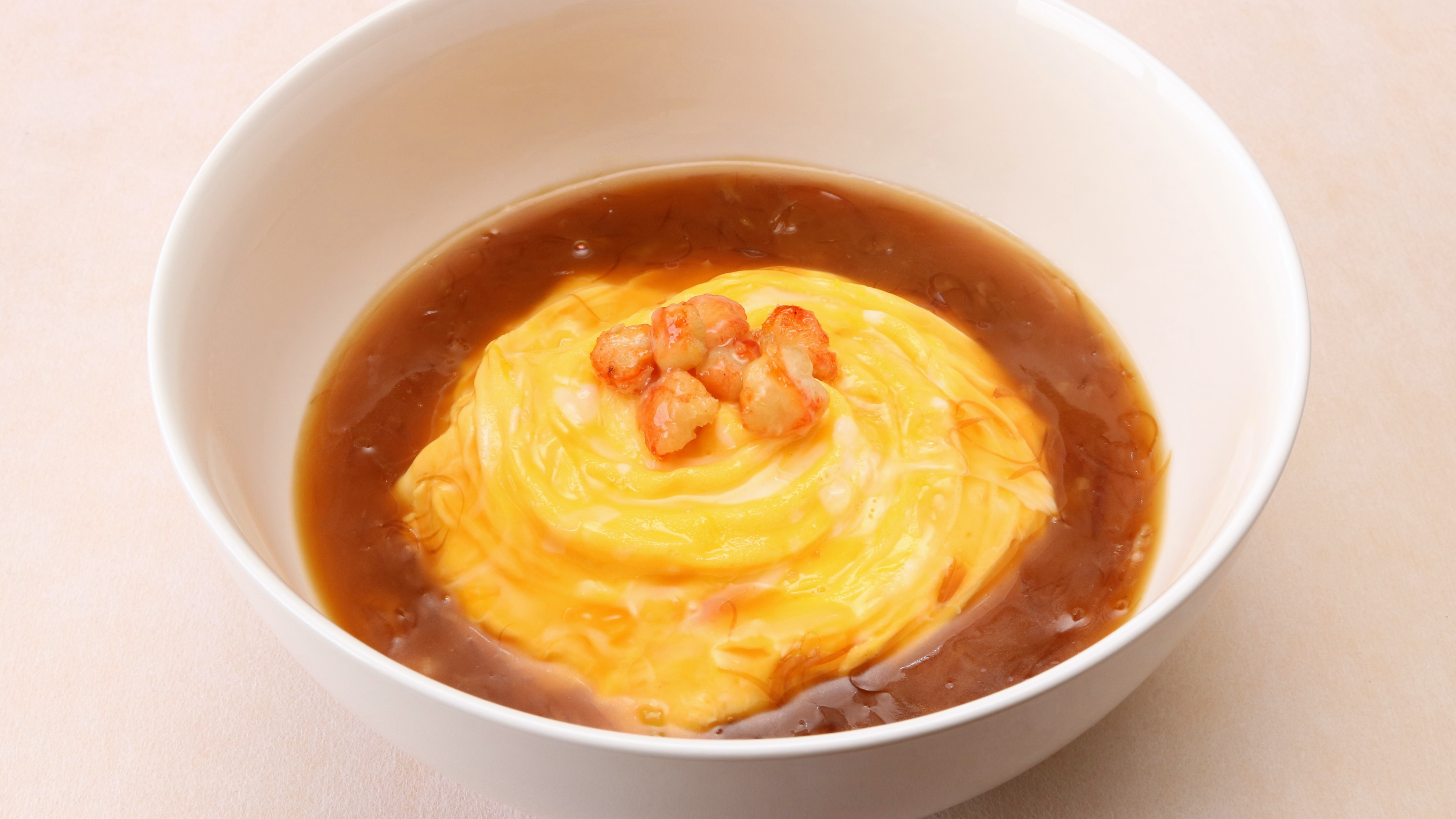 フカヒレ餡かけ天津飯