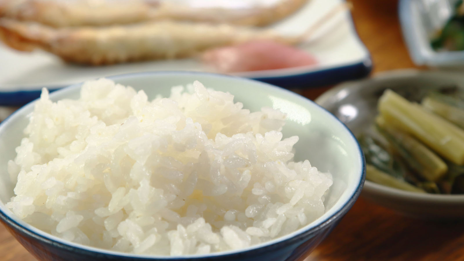 【朝食】-白馬産の米と美味しい水で炊いたご飯-