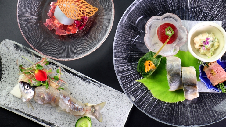 【鮎会席】吉野名物「桜鮎」を楽しめる♪様々な鮎料理をお楽しみください！