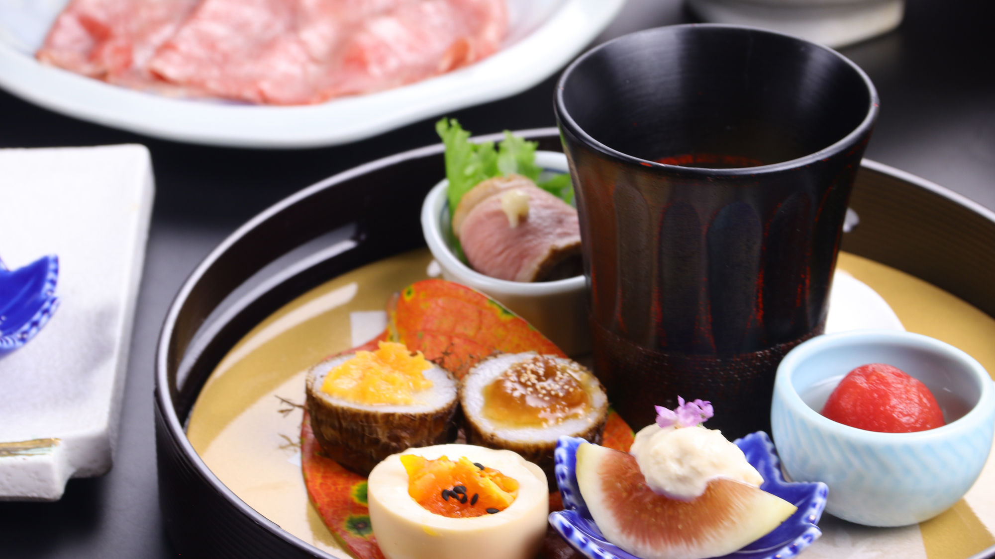 【松茸会席】季節の彩り感じる前菜